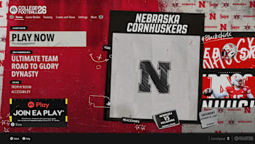 EA Sports College Football 26 home screen.