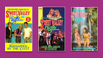 Just a few of the Sweet Valley High books featuring wild plots.