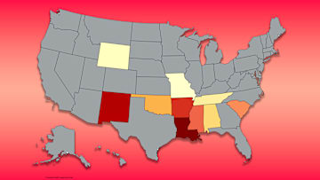 The most dangerous states in the U.S. to start a family, according to new research. 