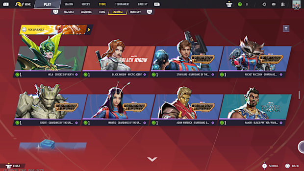 Marvel Rivals Costume Coin Exchange