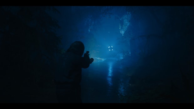 Gameplay screenshot from Alan Wake 2: Night Springs expansion.