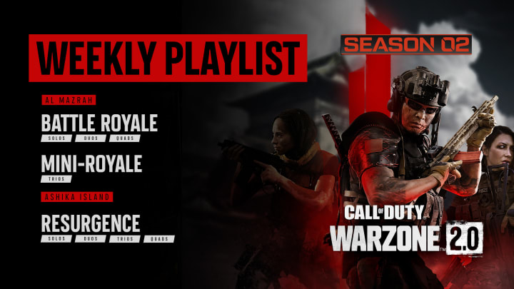 March 29 weekly playlist update in Warzone 2. March 29 weekly playlist update in Warzone 2.