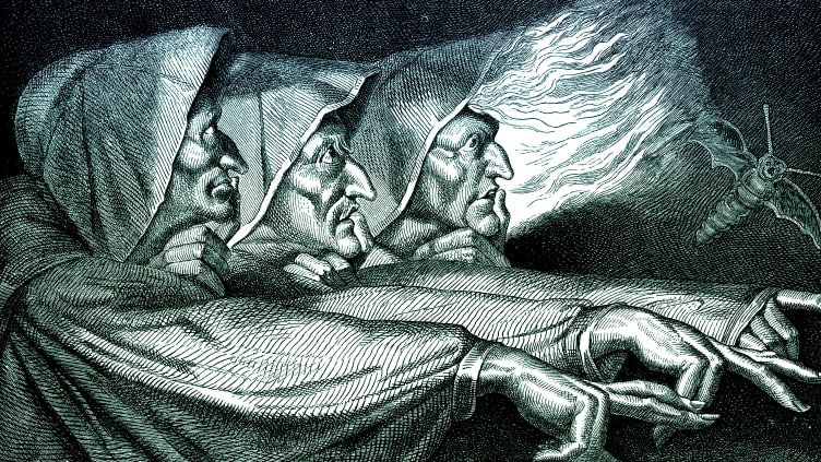 The Weird Sisters from ‘Macbeth.’