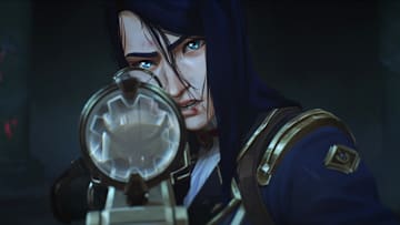 Katie Leung as Caitlyn in Arcane Season 2.