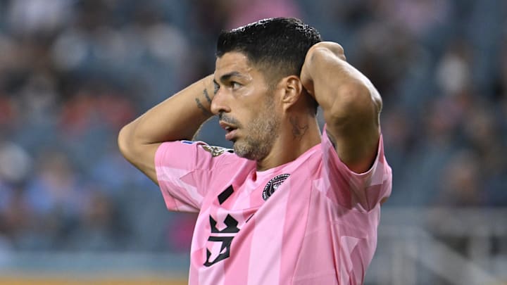 Un nouveau craquage pour Luis Suarez, avec l'Inter Miami. Un nouveau craquage pour Luis Suarez, avec l'Inter Miami.