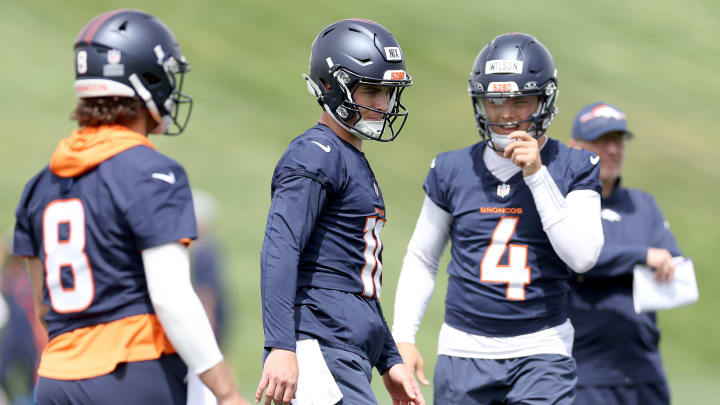 Bo Nix, Jarrett Stidham, Zach Wilson, Denver Broncos