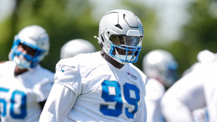 Detroit Lions defensive tackle Brodric Martin (99).