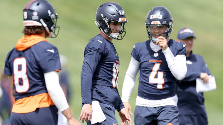 Bo Nix addressed the Broncos QB competition with fellow Auburn football alum Jarrett Stidham and Zach Wilson