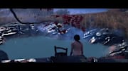 Ghost of Yotei, Atsu enters a Hot Spring
