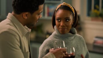 Sweet Magnolias. (L to R) Leland B. Martin as Alexander Jenkins and Heather Headley as Helen Decatur in episode 402 of Sweet Magnolias. Credit: Courtesy of Netflix/© 2025 Netflix, Inc.