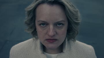 The Handmaid’s Tale -- Season 5 -- June faces consequences for killing Commander Waterford while struggling to redefine her identity and purpose. The widowed Serena attempts to raise her profile in Toronto as Gilead’s influence creeps into Canada. Commander Lawrence works with Nick and Aunt Lydia as he tries to reform Gilead and rise in power. June, Luke and Moira fight Gilead from a distance as they continue their mission to save and reunite with Hannah. June (Elisabeth Moss), shown. (Photo by: