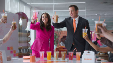 Will Arnett + Corporate Natalie - credit: Dunkin'