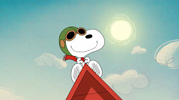 Snoopy in Season 3 of “The Snoopy Show,” now streaming on Apple TV+.
