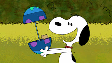 Snoopy in Season 3 of “The Snoopy Show,” now streaming on Apple TV+.
