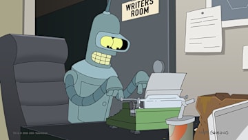 Futurama -- "The Impossible Stream" - Episode 1101 -- Fry risks permanent insanity when he attempts to binge-watch every TV show ever made. (Photo by: Matt Groening/Hulu)