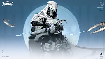 Moon Knight, avatar of the god Khonshu, is a powerful dualist in Marvel Rivals.