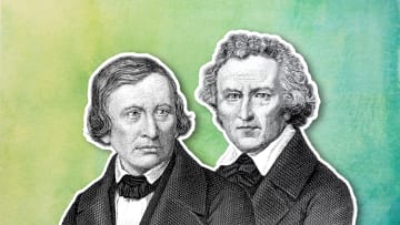 Jacob and Wilhelm Grimm.