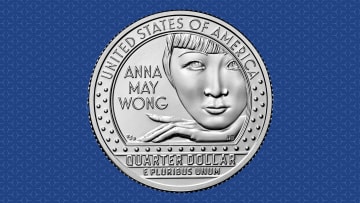 The reverse side of the Anna May Wong quarter.