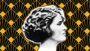 A profile sketch of Zelda Fitzgerald from 'Metropolitan Magazine.'