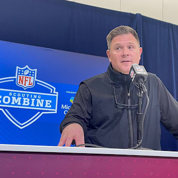 Packers GM Brian Gutekunst at the Scouting Combine