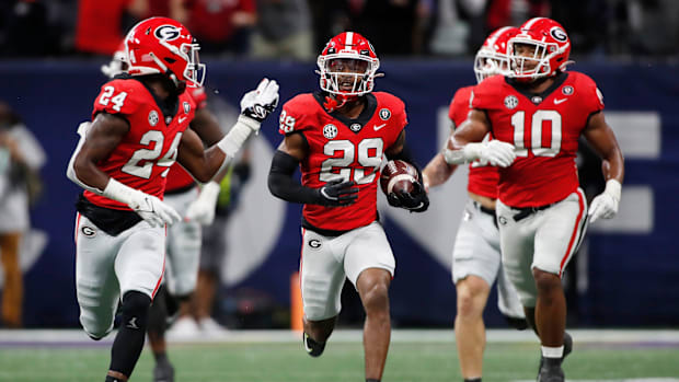 Georgia defensive back Christopher Smith 