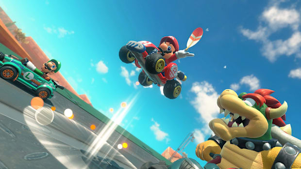 Mario Jumping - Mario Kart World