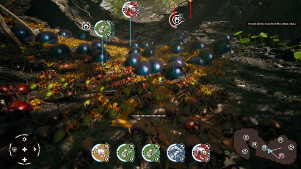 Empire of the Ants screenshot showing an army of insects on the march.