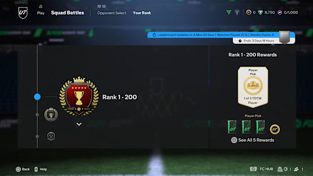 EA FC 25 Division Rivals and Squad Battles refresh and reward times