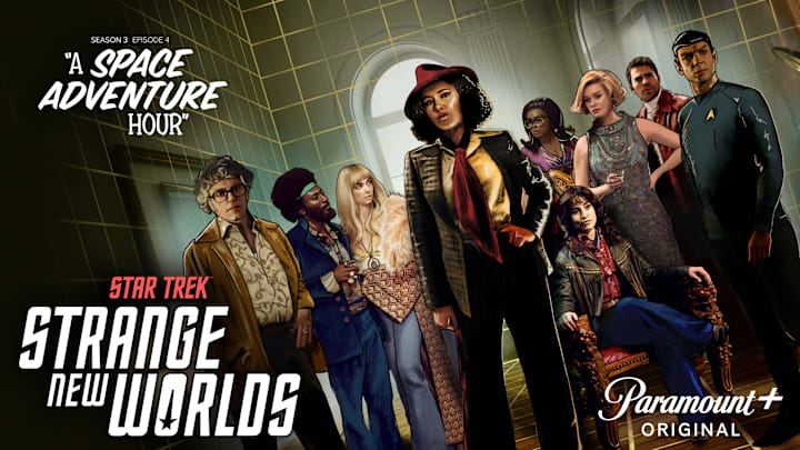A Space Adventure Hour, season 3, Episode 4 of Strange New Worlds streaming on Paramount+. Photo Credit: Paramount+