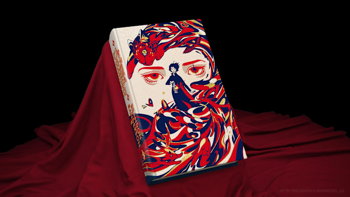 The Fires of Heaven by Brandon Sanderson (Secret Project #6). Dragonsteel edition mock-up. Art by Tran Nguyen.