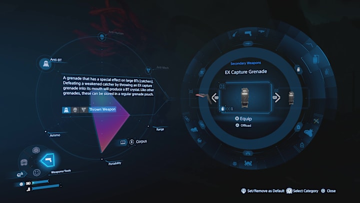 Death Stranding 2, EX Capture Grenade