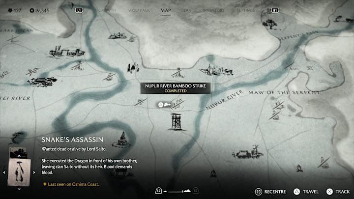 Nupur River Bamboo Strike location, Ghost of Yotei