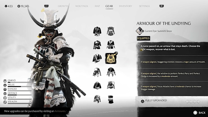 Armor of the Undying, Ghost of Yotei