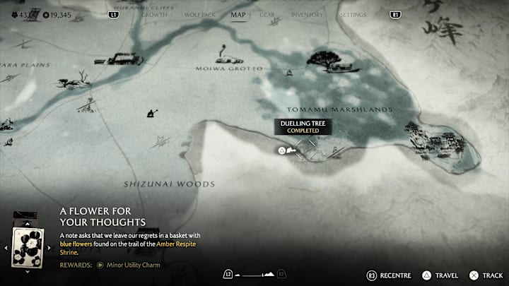 Duel in the Marshland Duelling Tree location, Ghost of Yotei