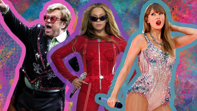 Elton John, Beyoncé, and Taylor Swift.