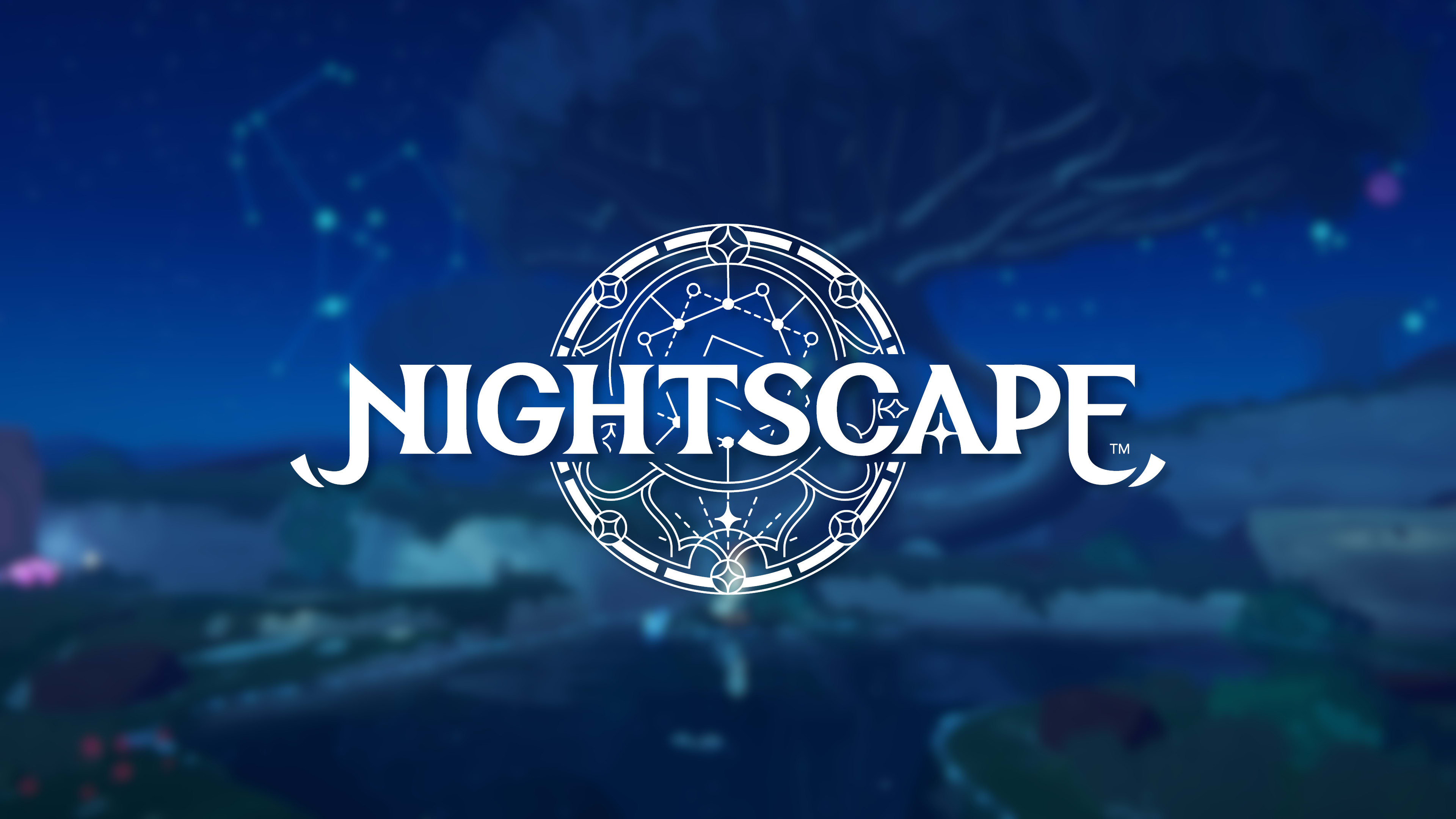 Nightscape logo on top of a game screenshot.