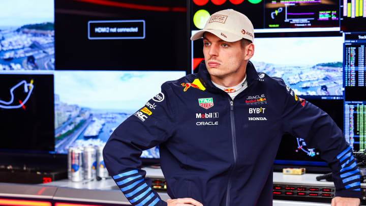 Max Verstappen of the Netherlands and Oracle Red Bull Racing prepares to drive in the garage during practice ahead of the F1 Grand Prix of Monaco at Circuit de Monaco on May 24, 2024 in Monte-Carlo, Monaco.