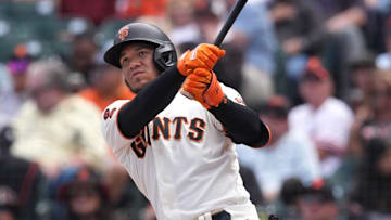 Jun 25, 2023; San Francisco, California, USA; San Francisco Giants second baseman Thairo Estrada