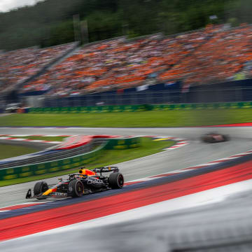 Max Verstappen seen during the 10th stop of the FIA Formula One World Championship at the Red Bull Ring in Spielberg, Austria on July 2, 2023.