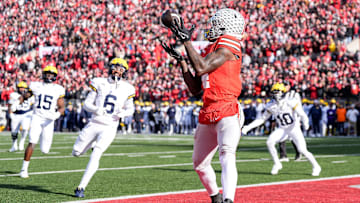 Ohio State wide receiver Jeremiah Smith (4)