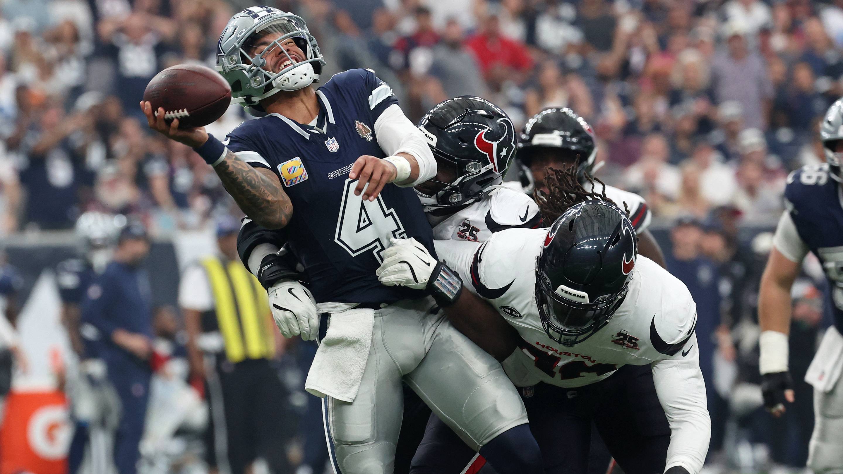 Everything That Went Wrong For Dallas Cowboys in Week 4 Win Over Houston Texans