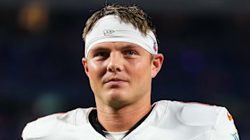 Former New York Jets quarterback Zach Wilson