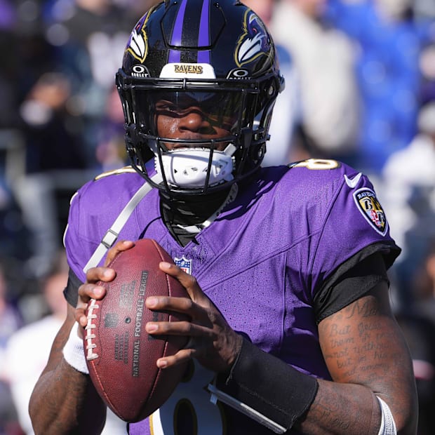 Baltimore Ravens quarterback Lamar Jackson