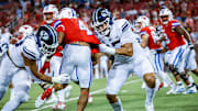BYU linebacker Jack Kelly against SMU