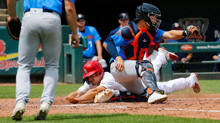 The Springfield Cardinals took on the Midland Rockhounds at Hammons Field on Wednesday, April 19, 2023.

Tsgf Cards00492