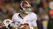 Alabama Crimson Tide quarterback AJ McCarron (10)