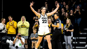 Iowa guard Caitlin Clark is closing in on the NCAA women's basketball scoring record.