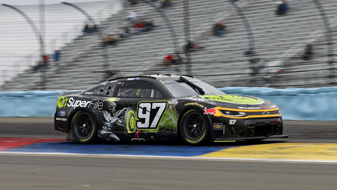 May 9, 2026; Watkins Glen, New York, USA; NASCAR Cup Series driver Shane Van Gisbergen (97) during practice and qualifying for the Go Bowling at The Glen at Watkins Glen International.