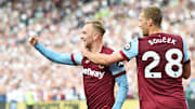 Jarrod Bowen et Tomas Soucek, les deux buteurs des Hammers