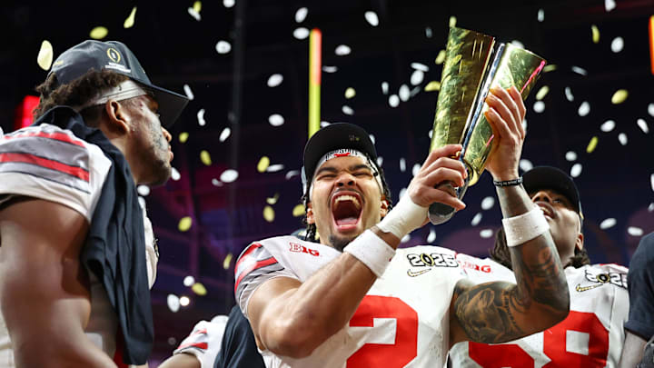 Ohio State Buckeyes wide receiver Emeka Egbuka (2). Ohio State Buckeyes wide receiver Emeka Egbuka (2).